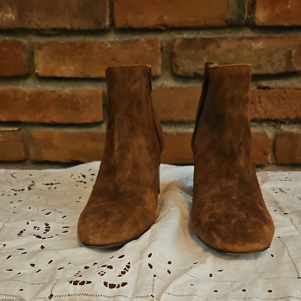 Ann Taylor Rich Brown Ankle Booties